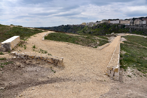 Belvedere lato Madonna delle tre porte - lavori